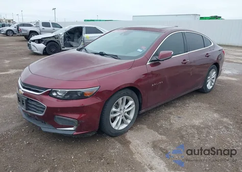 2016 Chevrolet Malibu Hybrid from USA, damaged, VIN 1G1ZJ5SU2GF318512